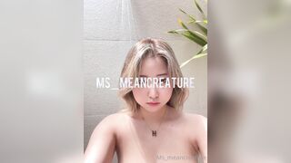 高顏巨乳平面騷模MS_mean不雅私拍Meancreature~8